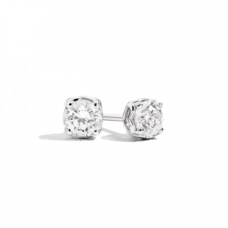 Recarlo Anniversary, EARRINGS POINT LIGHT IN WHITE GOLD