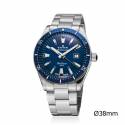 Edox SKYDIVER DATE 38 mm AUTOMATIC  - Blue