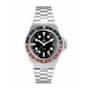 YEMA SUPERMAN WORLDTIME GMT COKE - 39 mm - Nero