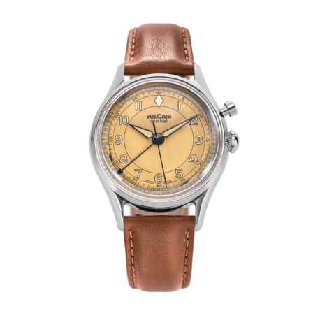 Vulcain Cricket Classique Brown 36mm - Khaki Marrone