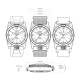ZRC Grands Fonds 300 1964 SPIRIT - SATINATO - 41,5 MM - Nato