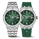 Maurice Lacroix AIKON 42 mm Automatic / verde + cinturino caucciù