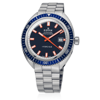 Edox Hydro-Sub Date 42 mm Automatic Chronometer blu