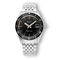 Nivada Antarctic Diver con Data - 38 mm - Nero