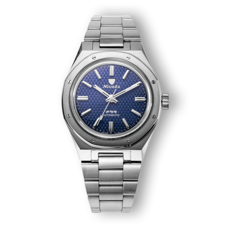 Nivada F77 no Date - 37 mm - Blu