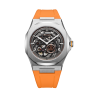 D1 MILANO - SKELETON RUBBER 41.5 MM - SLICE ORANGE