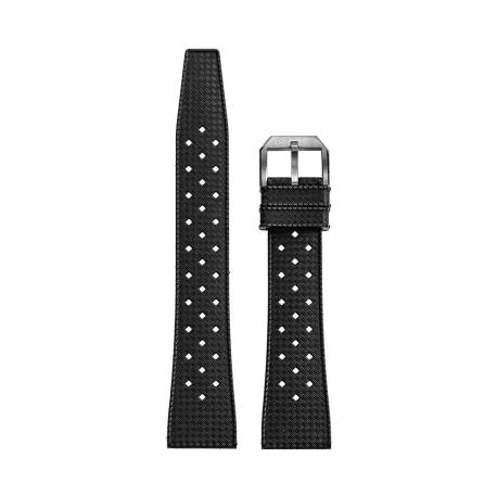 TROPIC BLACK RUBBER STRAP