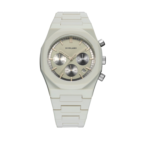D1 MILANO - Polychrono 40.5mm  - Fossil Grey