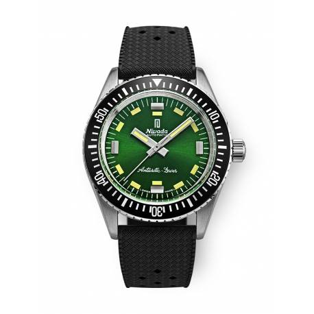 Nivada Antarctic Diver Green - no date - LIMITED EDITION - 38mm