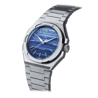 Yema Wristmaster Traveller 39 mm - Blu