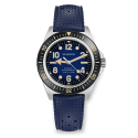 WOLBROOK - Skindiver II Automatic Dive Watch 40 mm - "Jumbo Indices" Smoked Blue