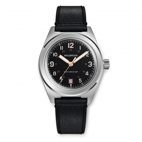 WOLBROOK - Outrider Automatic Watch 39.5 mm – Black & Gilt
