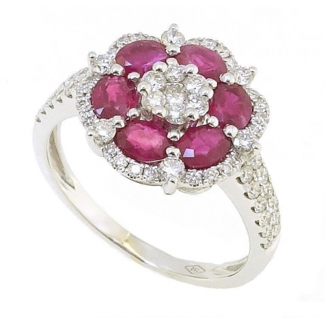 I Gioielli del Sole - Ruby and Diamond Ring