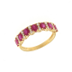 I Gioielli del Sole - Ruby and Diamond Eternity Ring