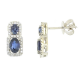 I Gioielli del Sole - Sapphire and Diamond Earrings