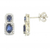 I Gioielli del Sole - Sapphire and Diamond Earrings