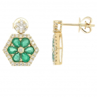 I Gioielli del Sole - Orecchini Smeraldi e Diamanti