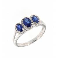 I Gioielli del Sole - Sapphire and Diamond Ring