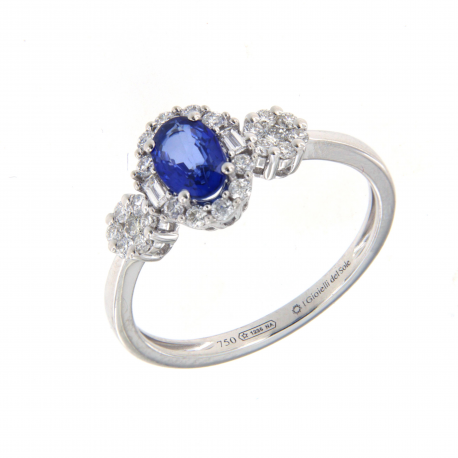 I Gioielli del Sole - Sapphire and Diamond Ring