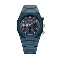 D1 MILANO - Polychrono 40.5mm  - Neptune Blue