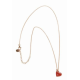 RUE DES MILLE -  ​​NECKLACE WITH GLAZED CHARM