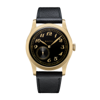 BALTIC - MR Classic Gold PVD - Black 36 mm