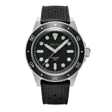 BALTIC - Aquascaphe Titanium Black 41 mm