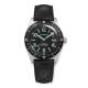 WOLBROOK - Skindiver Automatic Dive Watch - 38 mm Even Numerals Dive Watch - Green Lume