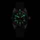 WOLBROOK - Skindiver Automatic Dive Watch - 38 mm con indici pari - Luminescenza verde