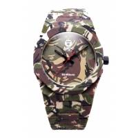D1 MILANO - D1 x AAPE: Green Camo Carbon - Limited Edition - 40 mm