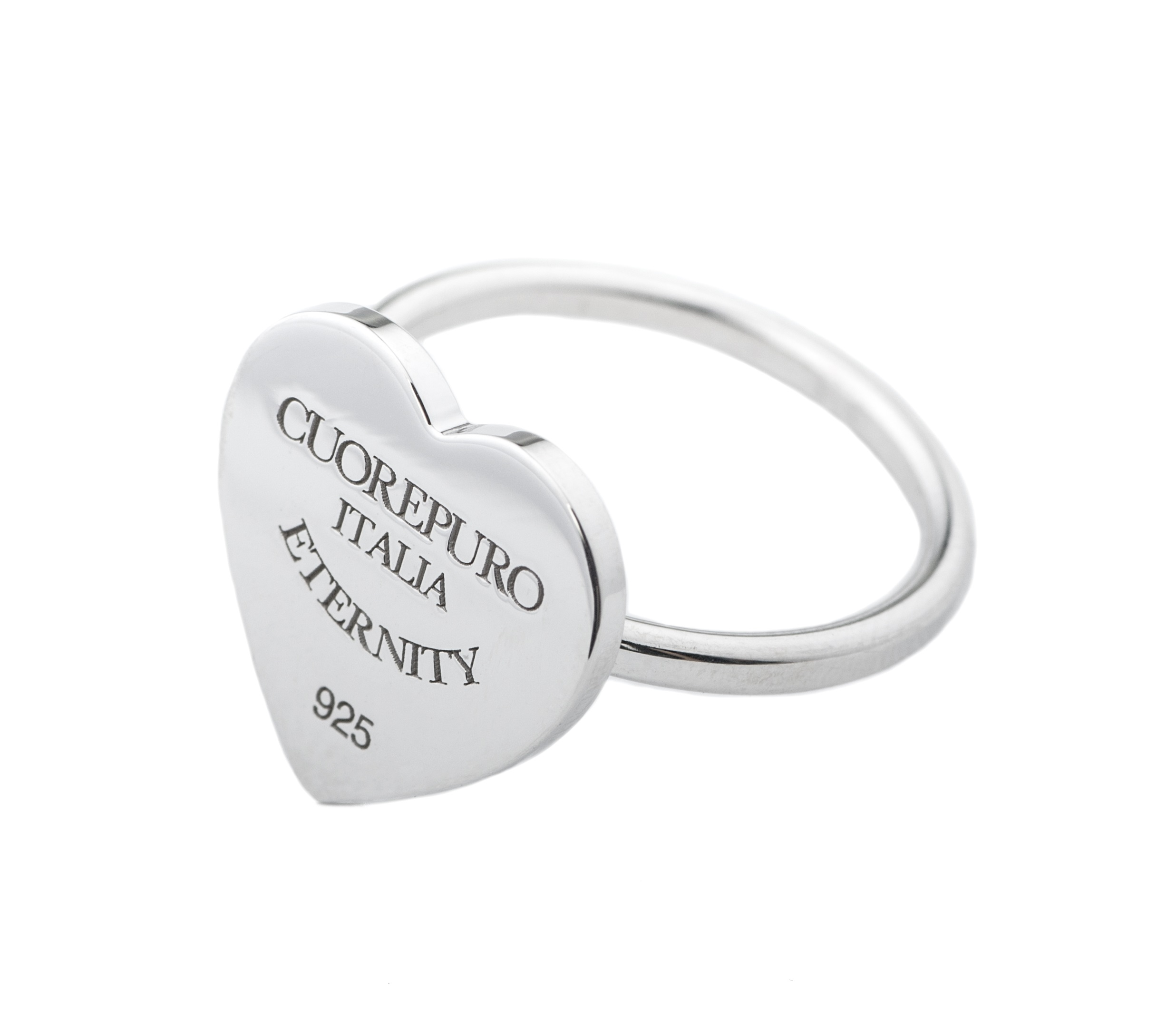 Anello Con Cuore In Argento Rosa Air Pop Maxi Cuori Milano Cuori Milano 54615 Zoom - Foto 2